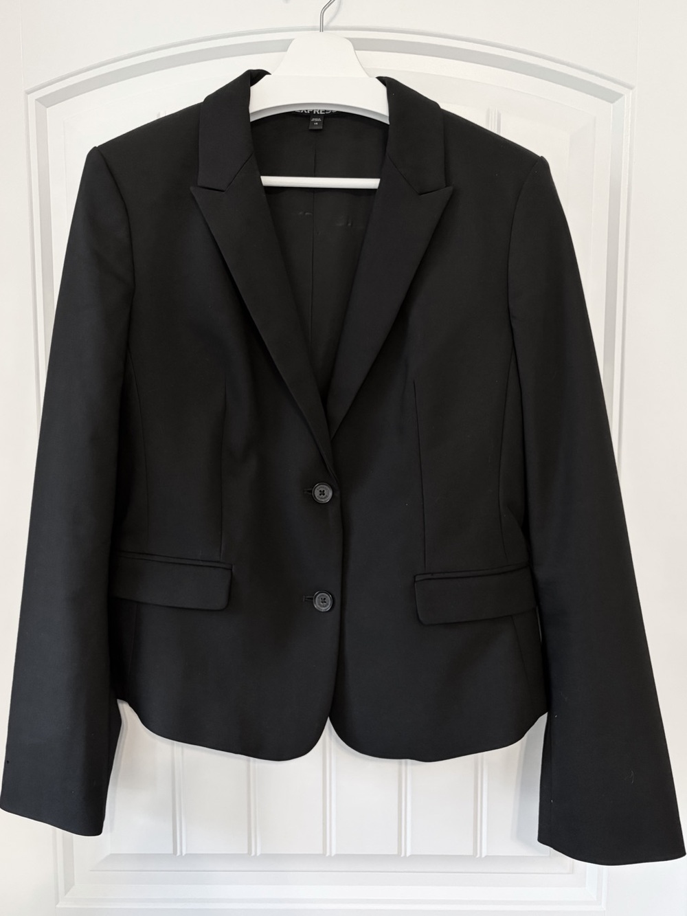 Express Black Women's Two-Button Tailored Blazer